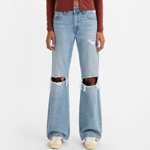 Levi’s Baggy Bootcut Jeans, Size 25, Medium Wash